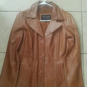 Leather Trench Coat